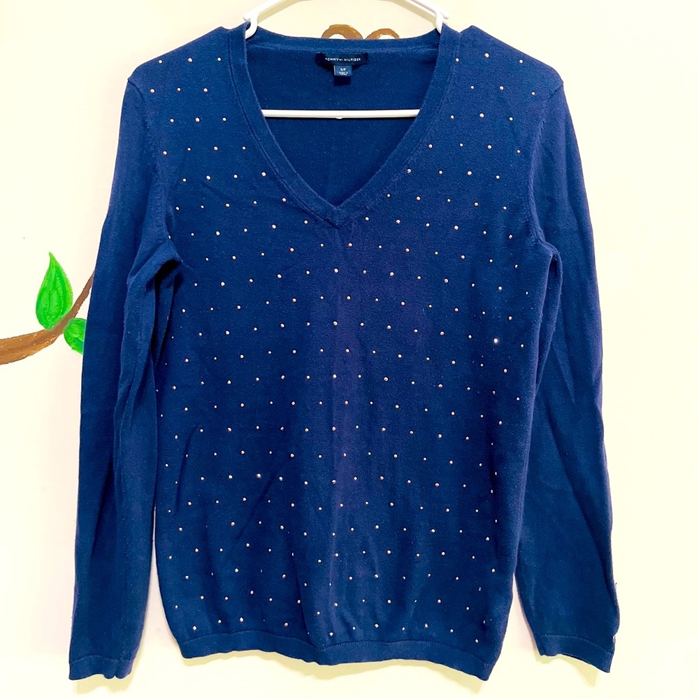 Tommy Hilfiger studded sweater.